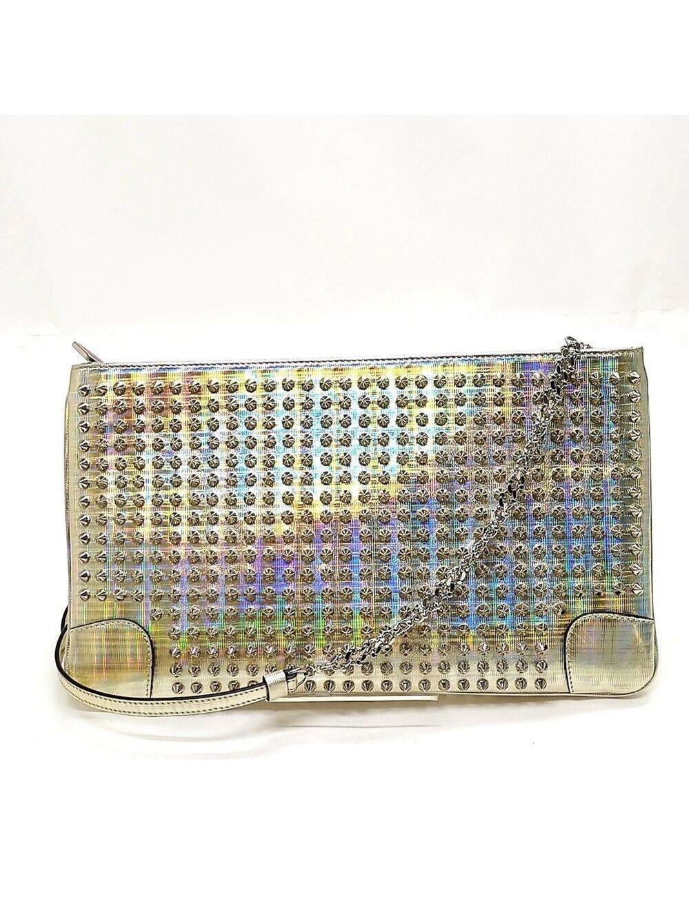 Christian Louboutin Shoulder Bag Gold Patent leather 479-042425